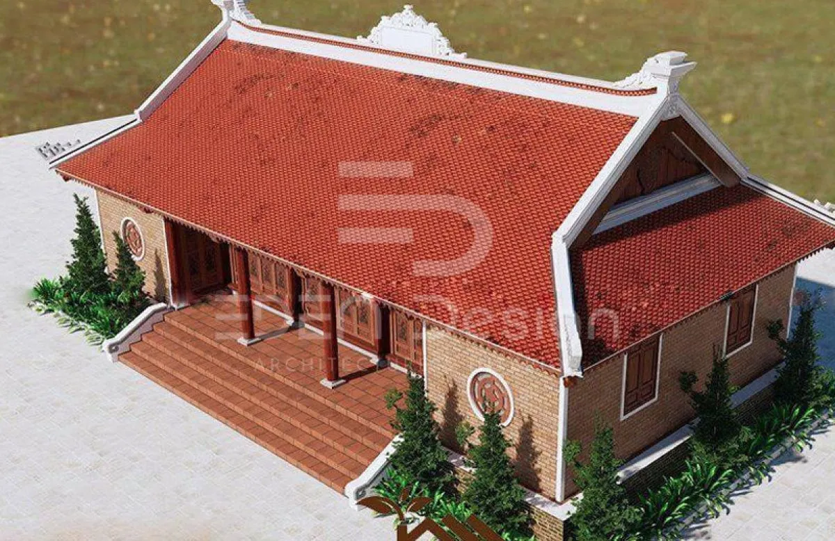 Vẻ đẹp cổ kính và trầm mặc của kiến trúc gỗ truyền thống Việt Nam trong không gian làng quê