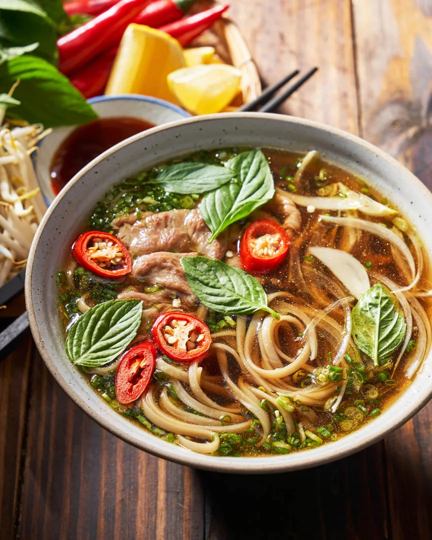 Phở bò  Món ăn kinh điển mà mọi hướng dẫn viên đều ưu tiên giới thiệu cho khách quốc tế