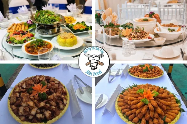 thuc-don-tiec-cong-ty Không gian tiệc công ty sang trọng với thực đơn đẳng cấp được bài trí chuyên nghiệp