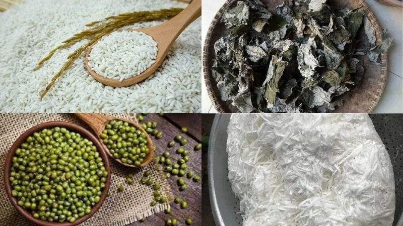 Lá gai và bột gạo  hai nguyên liệu hồn cốt tạo nên hương vị bánh nậm đặc trưng