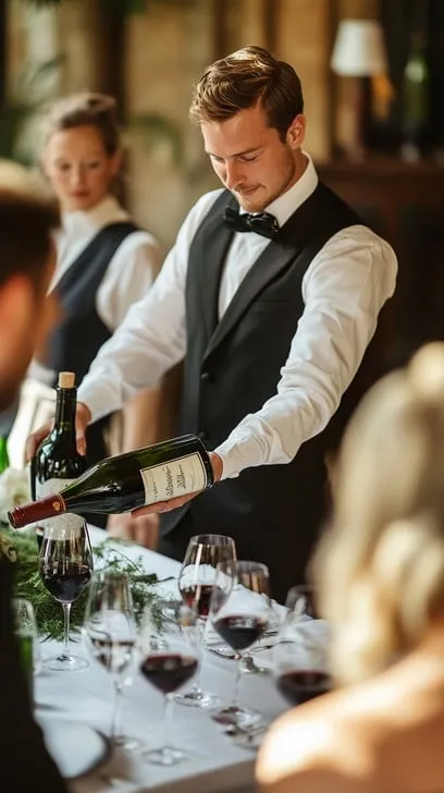 Dịch vụ phục vụ tận tâm và chuyên nghiệp tại các phòng ăn riêng biệt